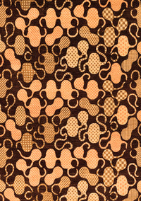 Abstract Orange Modern Rug, abs144org