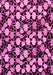 Machine Washable Abstract Pink Modern Rug, wshabs144pnk