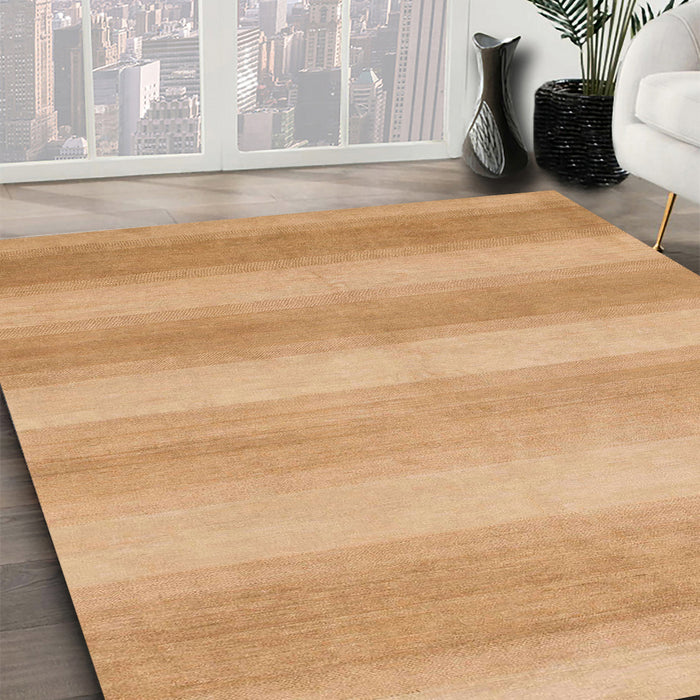 Machine Washable Abstract Orange Rug in a Family Room, wshabs1450