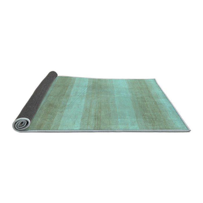 Sideview of Abstract Light Blue Modern Rug, abs1450lblu