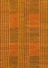 Abstract Yellow Modern Rug, abs1451yw