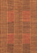 Abstract Brown Modern Rug, abs1451brn