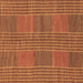 Square Abstract Brown Modern Rug, abs1451brn