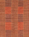 Machine Washable Abstract Indian Saffron Orange Rug, wshabs1451