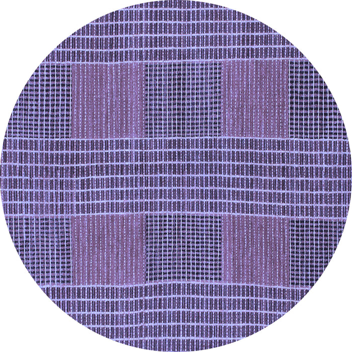 Round Machine Washable Abstract Blue Modern Rug, wshabs1451blu