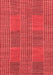 Abstract Red Modern Area Rugs