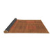 Sideview of Abstract Brown Modern Rug, abs1451brn