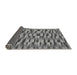 Sideview of Abstract Gray Modern Rug, abs1452gry