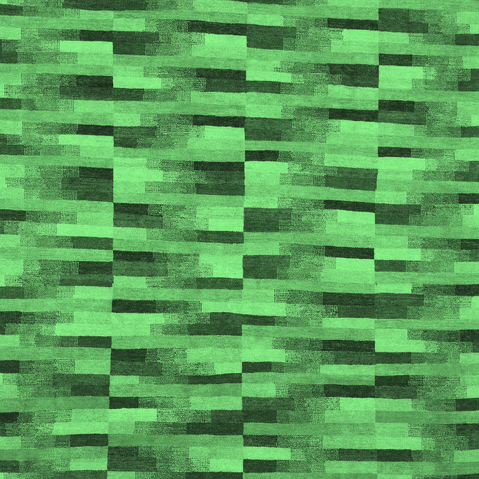 Abstract Emerald Green Modern Rug, abs1452emgrn