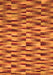 Abstract Orange Modern Rug, abs1452org