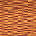 Square Abstract Orange Modern Rug, abs1452org