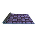 Sideview of Abstract Blue Modern Rug, abs1453blu