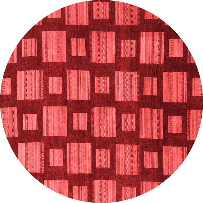 Machine Washable Abstract Red Modern Rug, wshabs1453red