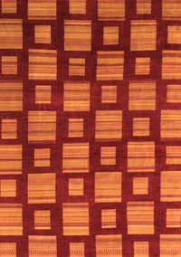 Abstract Orange Modern Rug, abs1453org