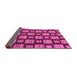 Sideview of Abstract Purple Modern Rug, abs1453pur