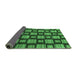 Sideview of Abstract Emerald Green Modern Rug, abs1453emgrn