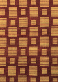 Abstract Brown Modern Rug, abs1453brn