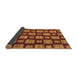 Sideview of Abstract Brown Modern Rug, abs1453brn