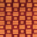 Square Abstract Orange Modern Rug, abs1453org