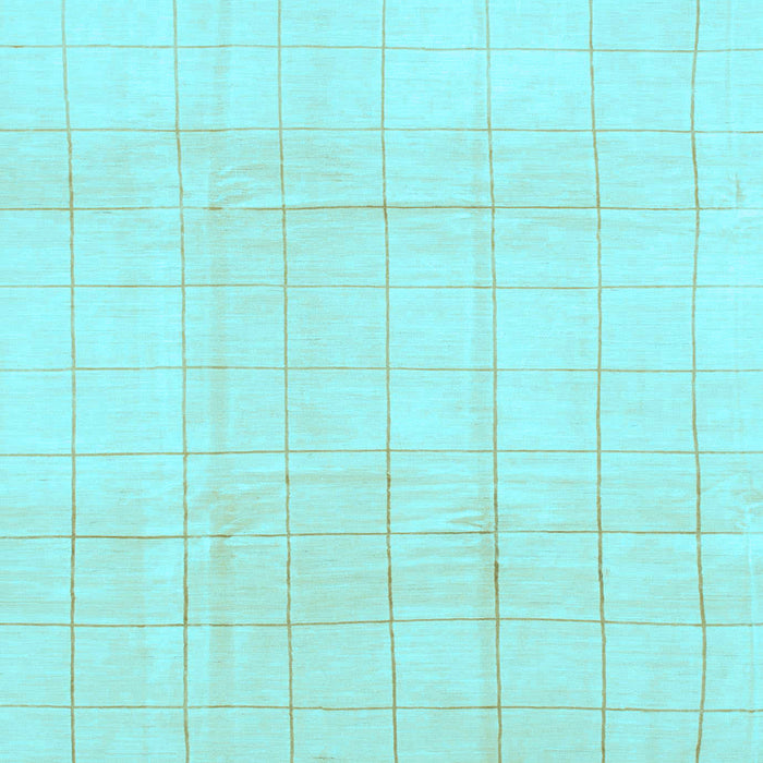 Square Machine Washable Solid Light Blue Modern Rug, wshabs1454lblu