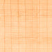 Square Machine Washable Solid Orange Modern Area Rugs, wshabs1454org