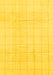 Solid Yellow Modern Rug, abs1454yw