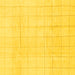 Square Machine Washable Solid Yellow Modern Rug, wshabs1454yw