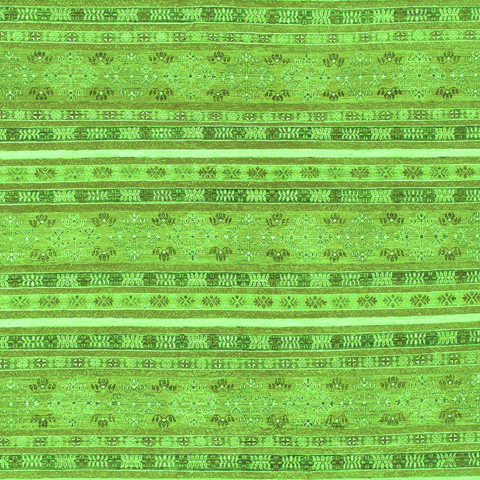 Machine Washable Abstract Green Modern Area Rugs, wshabs1455grn