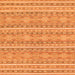 Square Abstract Orange Modern Rug, abs1455org