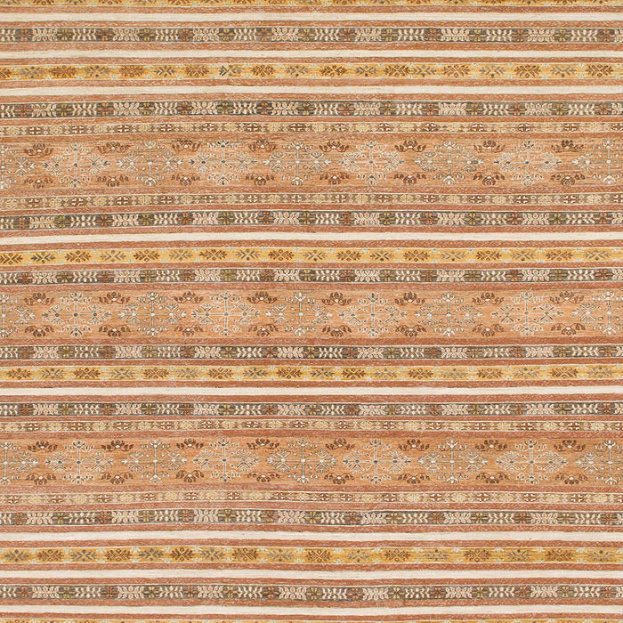 Square Abstract Orange Modern Rug, abs1455