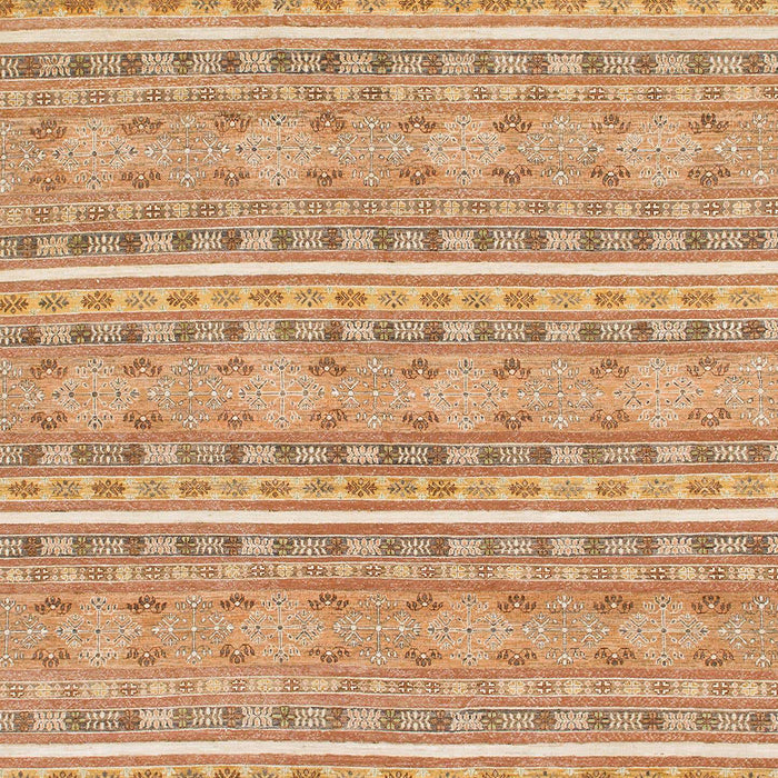 Machine Washable Abstract Orange Rug, wshabs1455