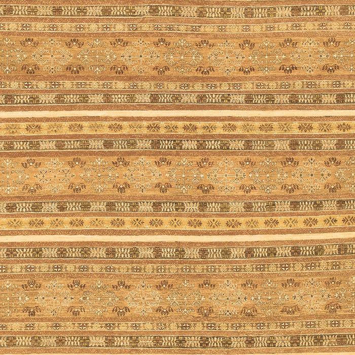 Machine Washable Abstract Brown Modern Rug, wshabs1455brn