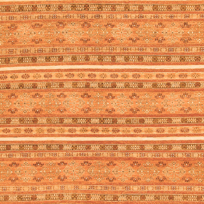 Machine Washable Abstract Orange Modern Area Rugs, wshabs1455org
