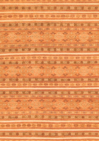 Abstract Orange Modern Rug, abs1455org