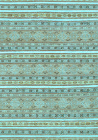 Abstract Light Blue Modern Rug, abs1455lblu