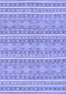 Abstract Blue Modern Rug, abs1455blu