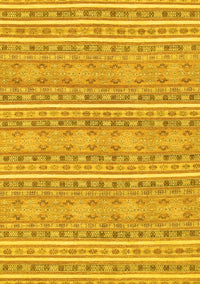 Abstract Yellow Modern Rug, abs1455yw