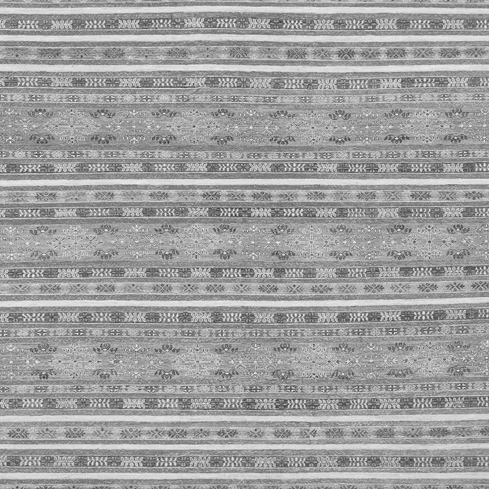 Square Abstract Gray Modern Rug, abs1455gry