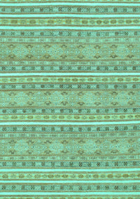 Abstract Turquoise Modern Rug, abs1455turq