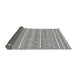 Sideview of Abstract Gray Modern Rug, abs1455gry