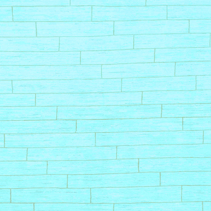 Square Solid Light Blue Modern Rug, abs1456lblu