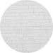 Round Solid Gray Modern Rug, abs1456gry