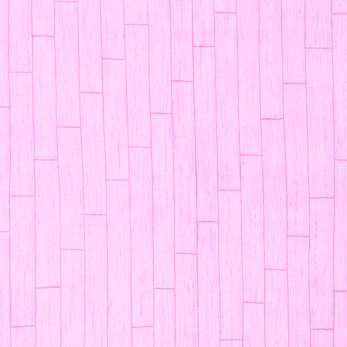 Square Solid Pink Modern Rug, abs1456pnk