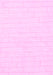 Machine Washable Solid Pink Modern Rug, wshabs1456pnk