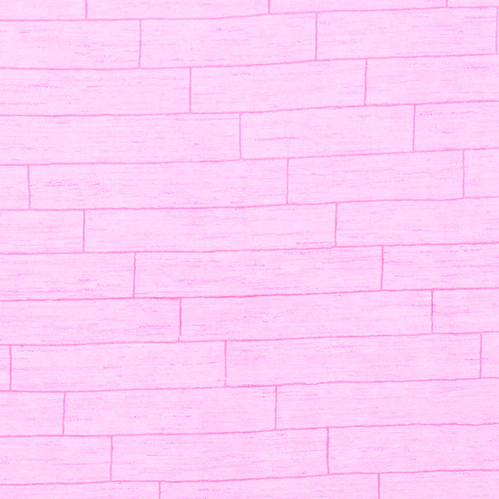 Machine Washable Solid Pink Modern Rug, wshabs1456pnk