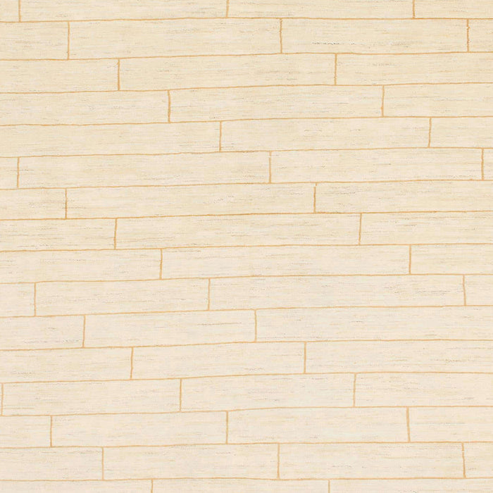 Square Machine Washable Abstract Navajo White Rug, wshabs1456