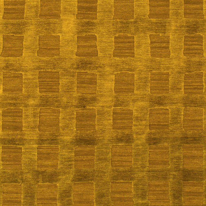 Abstract Yellow Modern Rug, abs1457yw