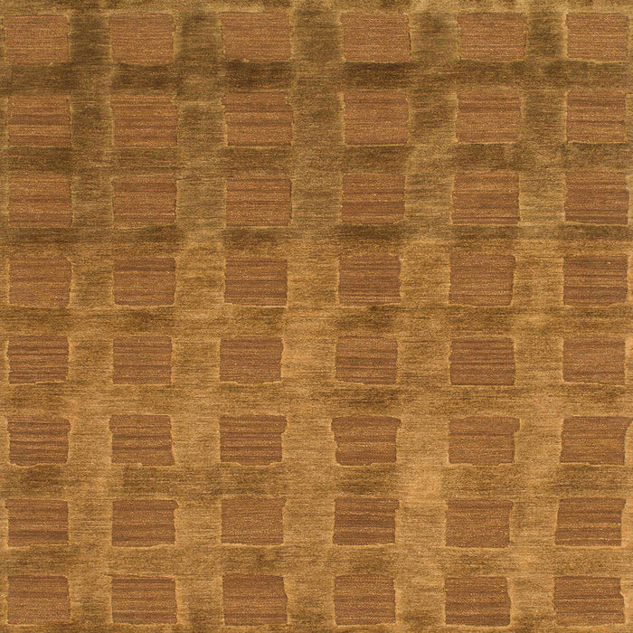 Square Abstract Neon Orange Modern Rug, abs1457