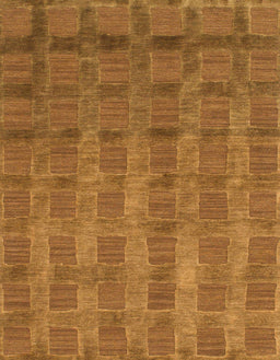 Abstract Neon Orange Modern Rug, abs1457