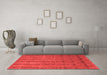 Modern Red Washable Rugs